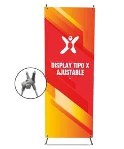 DISPLAY TIPO X AJUSTABLE