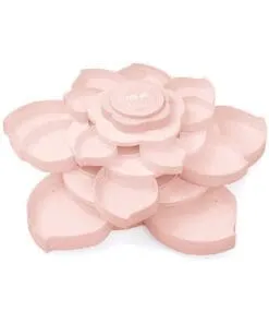 ALMACENAJE DE COMPARTIMIENTOS TIPO FLOR ROSADA