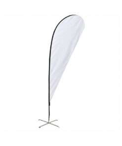 BANDEROLA TIPO PLUMA DE 3 METROS