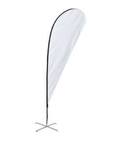 BANDEROLA TIPO PLUMA DE 4 METROS