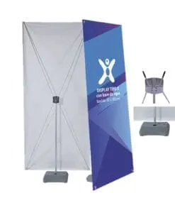 DISPLAY TIPO X DE 60 CMS PARA EXTERIOR