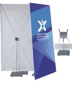 DISPLAY TIPO X DE 80CMS PARA EXTERIOR