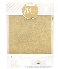 HOJAS FOIL GLITTER COLOR DORADO