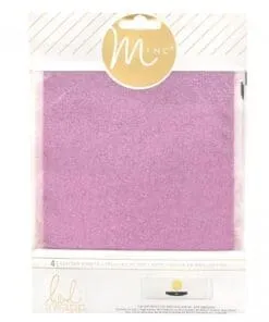 HOJAS FOIL GLITTER COLOR ROSADO