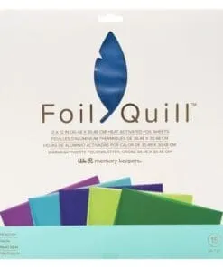 PAQUETE DE HOJAS FOIL PAVO REAL