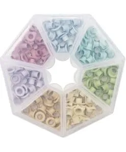 BANDEJA DE OJALES COLORES PASTEL