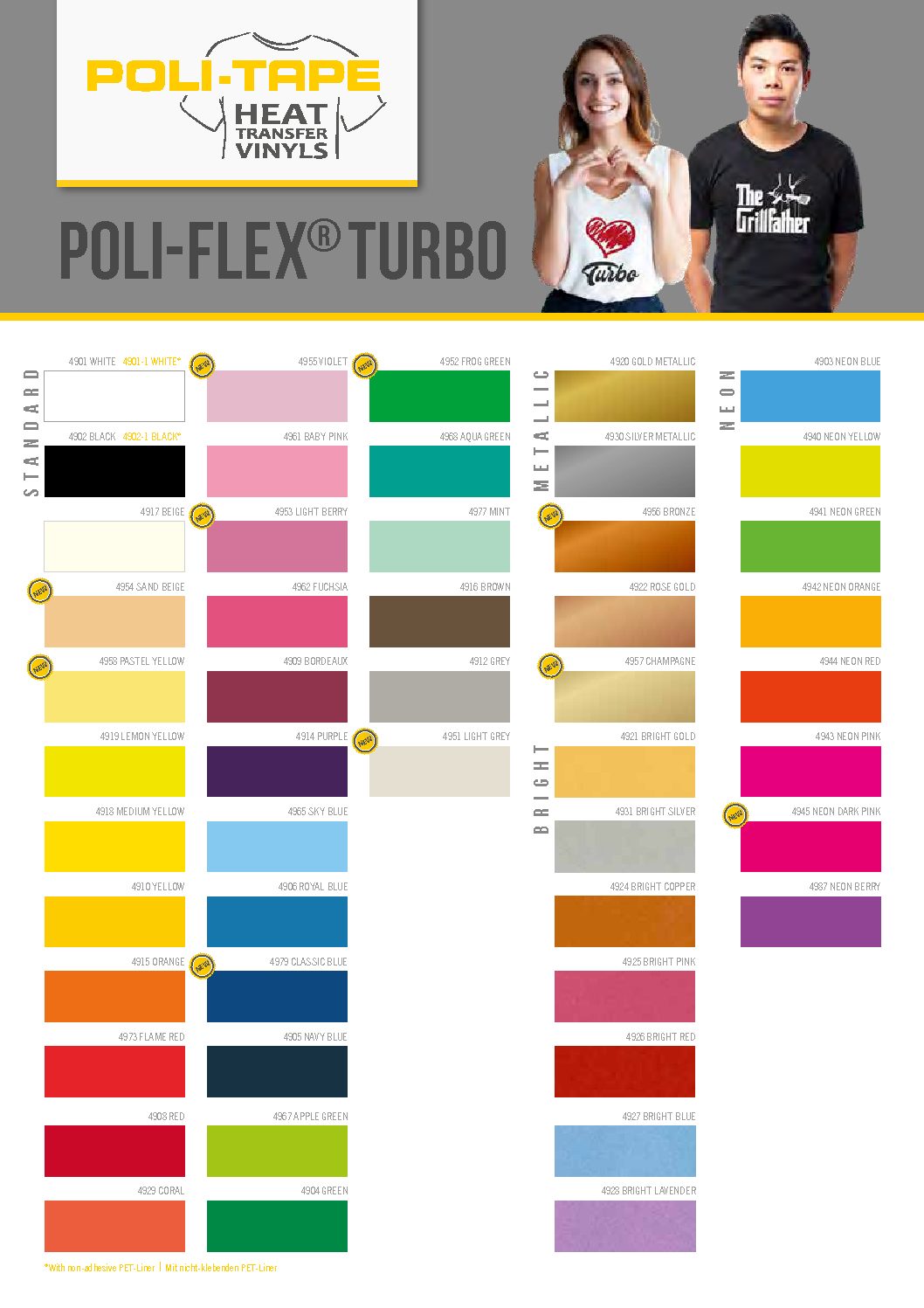 Vinilo textil Poli-Flex Premium serie 400 - Aliplas