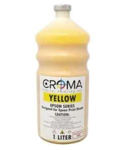LITRO DE TINTA PARA SUBLIMACION CROMA COLOR AMARILLO