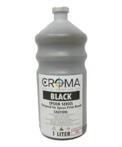 LITRO DE TINTA PARA SUBLIMACION CROMA COLOR NEGRO