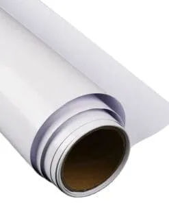 VINIL DE IMPRESIÓN BRILLANTE BLANCO ARLON SERIE DPF 510 G (ADHESIVO TRANSPARENTE)