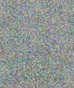 YARDA VINIL 24" PULGADAS TRANSPARENTE GLITTER HOLOGRAPHIC 841TG
