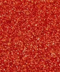 YARDA VINIL 24" PULGADAS TRANSPARENTE GLITTER ORANGE 461TG