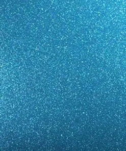 YARDA VINIL 24" PULGADAS TRANSPARENTE GLITTER SKY BLUE 451TG