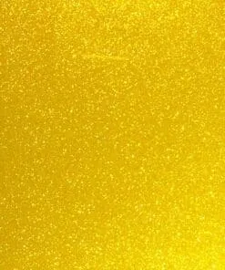YARDA VINIL 24" PULGADAS TRANSPARENTE GLITTER YELLOW 474TG