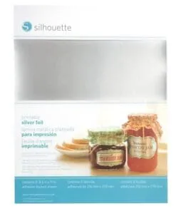 HOJAS ADHESIVAS PLATEADAS