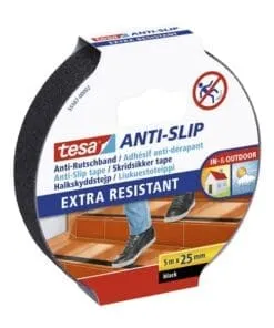 CINTA ANTIDESLIZANTE NEGRO TESA 5558 DE 25MM X 5MTS