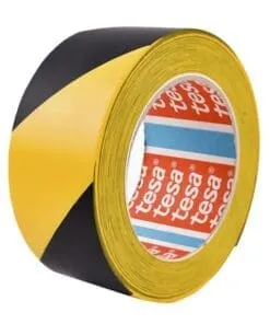 CINTA DE MARCAJE NEGRO Y AMARILLO TESA 4169 DE 50MM X 33MTS