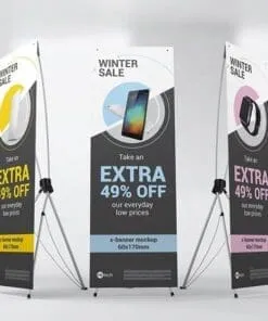 BANNER DISPLAY TIPO X