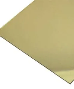 PLANCHA DE ACRÍLICO ESPEJO DORADO DE 3MM