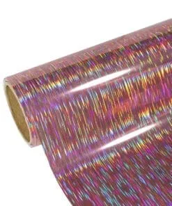 VINIL BRUSHED HOLLOGRAPHIC ROSE GOLD DE 12″ PULGADAS X 1.52MTS