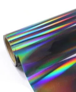 VINIL GLOSSY HOLOGRAPHIC GRAY DE 12″ PULGADAS X 1.52MTS