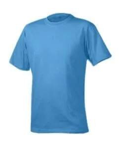 PLAYERA DE ALGODÓN AQUA TALLA L