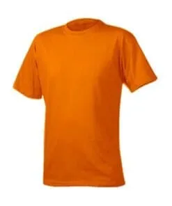 PLAYERA DE ALGODÓN NARANJA TALLA L