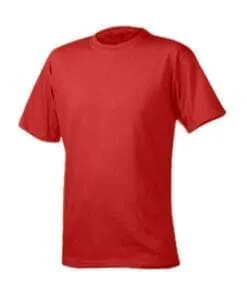 PLAYERA DE ALGODÓN ROJA TALLA L