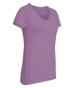 BLUSA TELA PIEL DE DURAZNO COLOR MORADA TALLA S