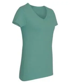 BLUSA TELA PIEL DE DURAZNO COLOR TURQUESA TALLA L