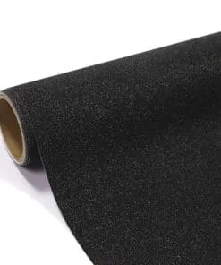 VINIL GLITTER BLACK DE 12" PULGADAS X 1.52MTS