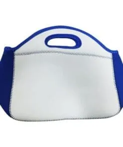 LONCHERA DE MANO COLOR AZUL PARA SUBLIMAR