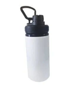 PACHÓN DE ALUMINIO SPORT BLANCO DE 600ML PARA SUBLIMAR