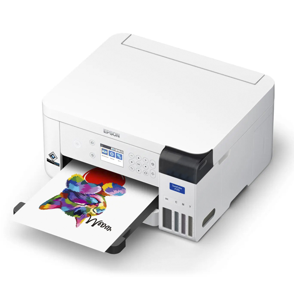 E-Gret Dominicana - Impresora Epson SureColor F170 de Sublimación de 8.5” ✓  Rendimiento confiable ✓ Conectividad flexible ✓ Reemplazo de tinta con  menos frecuencia ✓ 4 colores ✓ Tamaño carta ✓ Bandeja