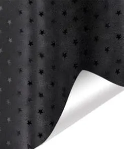 VINIL 3D STAR PATTERN BLACK DE 60" PULGADAS
