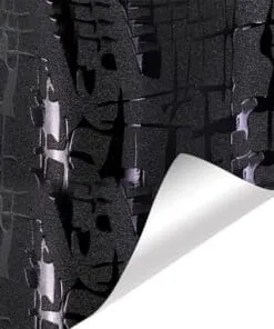 VINIL 3D CALLIGRAPHY PATTERN BLACK DE 60" PULGADAS