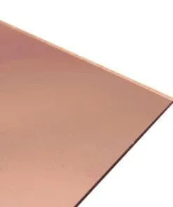 PLANCHA DE ACRÍLICO ESPEJO ROSE GOLD DE 3MM