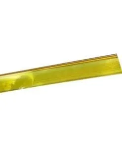 MOLDURA PLÁSTICA PARA LETRAS COLOR DORADO DE 2CMS