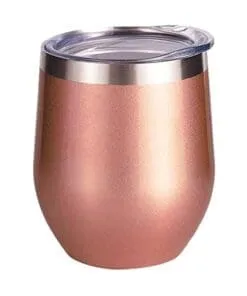 VASO TUMBLER WINE DE 12 ONZAS COLOR ROSE GOLD