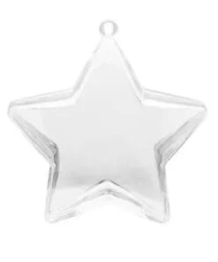 ESTRELLA TRANSPARENTE DECORATIVA