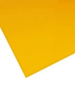 PLANCHA DE ACRÍLICO AMARILLO SOLIDO 3MM