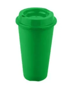 VASO PLASTICO PARA CAFÉ COLOR VERDE