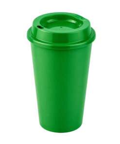 VASO PLASTICO PARA CAFÉ COLOR VERDE