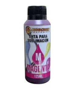 BOTE DE TINTA COLOR MAGENTA 125ML PARA SUBLIMACION