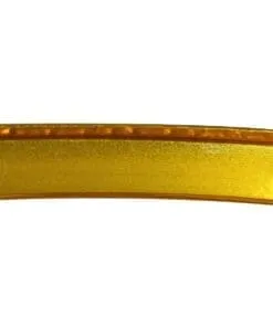 MOLDURA PLÁSTICA PARA LETRAS COLOR DORADO DE 2.6 CMS