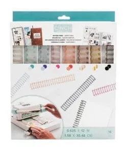 ESPIRAL PARA ENCUADERNAR DE 5/8" DE PULGADA COLORES VARIOS 16 PIEZAS