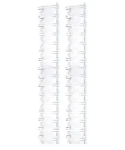 ESPIRAL PARA ENCUADERNAR DE 1" PULGADA COLOR BLANCO 2 PIEZAS