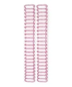 ESPIRAL PARA ENCUADERNAR DE 3/4" PULGADA COLOR ROSADO 2 PIEZAS