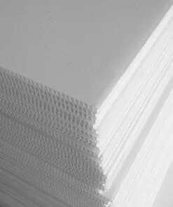 PLANCHA DE COROPLAST BLANCO TRATAMIENTO CORONA DE 6MM