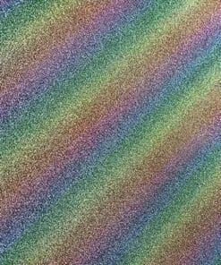 PIE 19" PULGADAS VINIL TEXTIL SMTF REFLECTIVE GLITTER RAINBOW